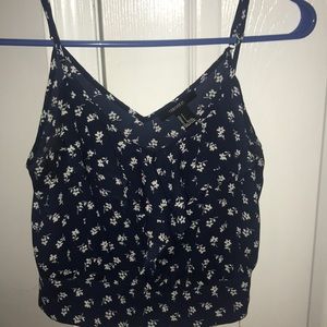 Navy blue flow top!